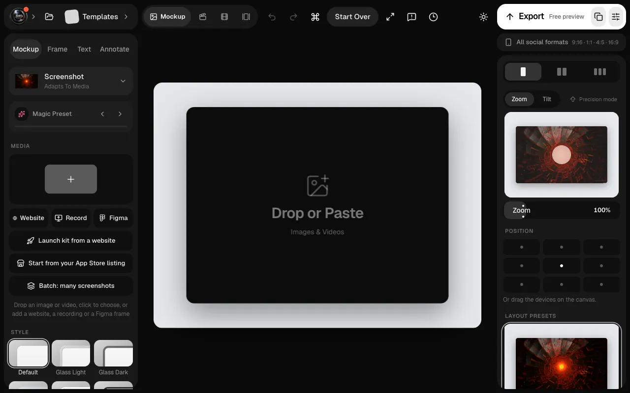 240fps homepage preview