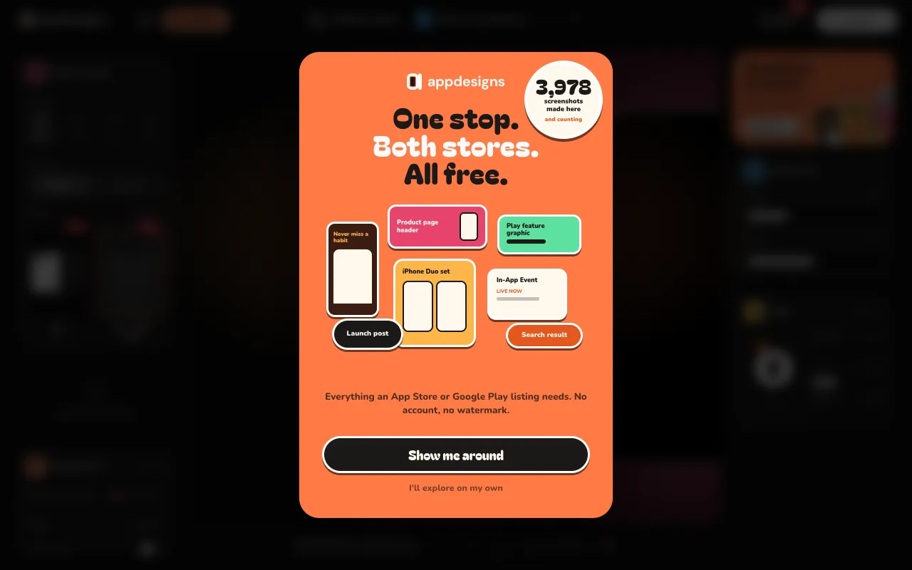 appdesigns homepage preview