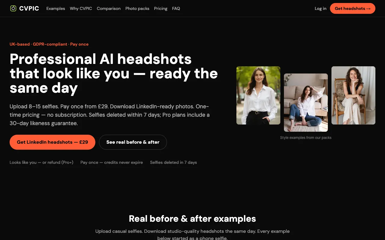 CVPIC homepage preview