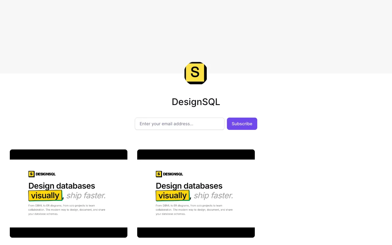 DesignSQL 官网预览