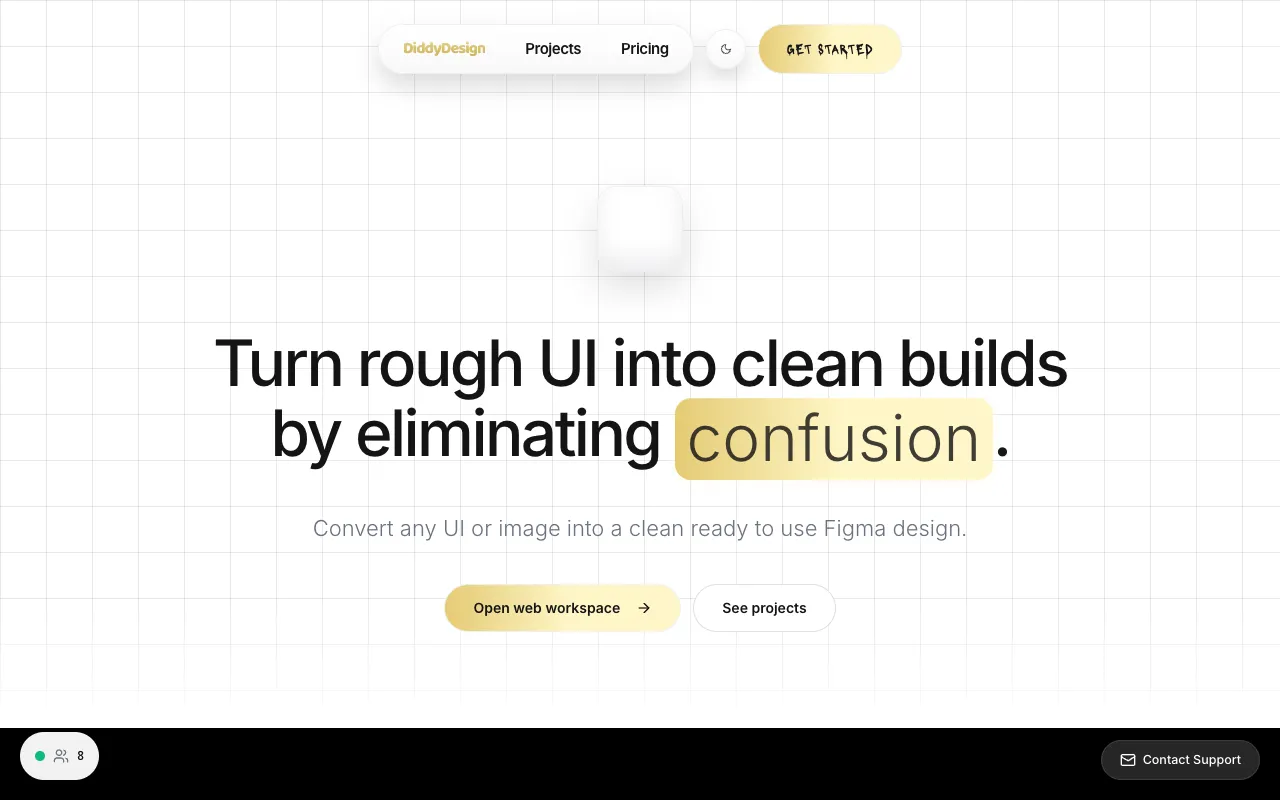 DiddyDesign homepage preview