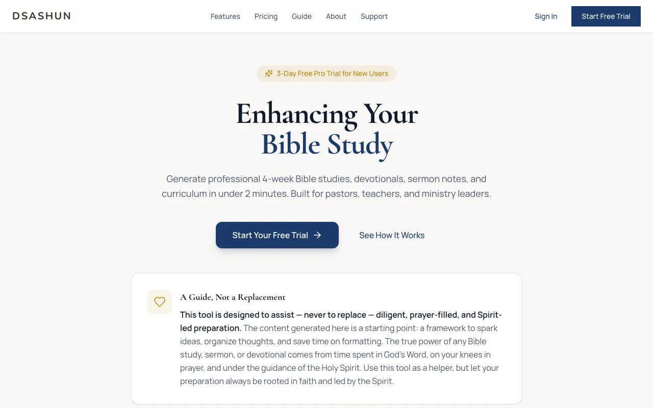 DSASHUN homepage preview