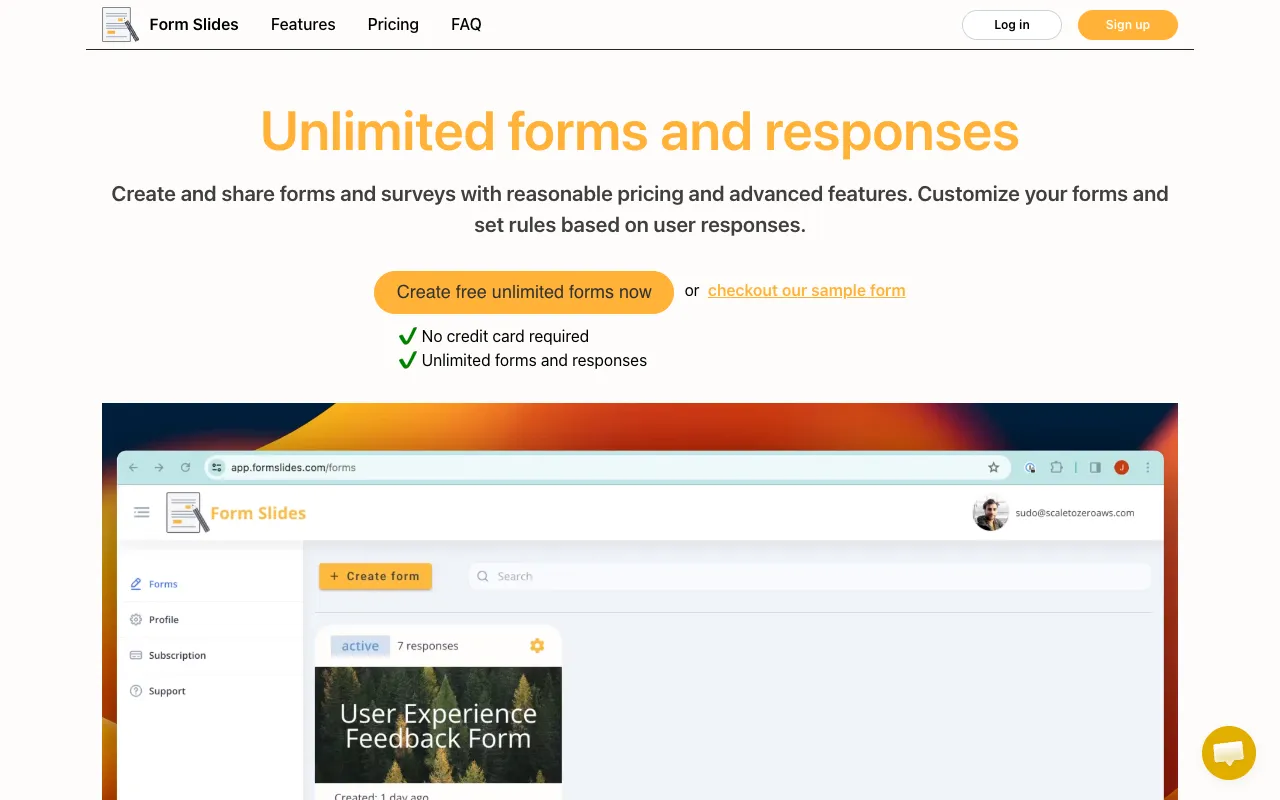 FormSlides 官网预览
