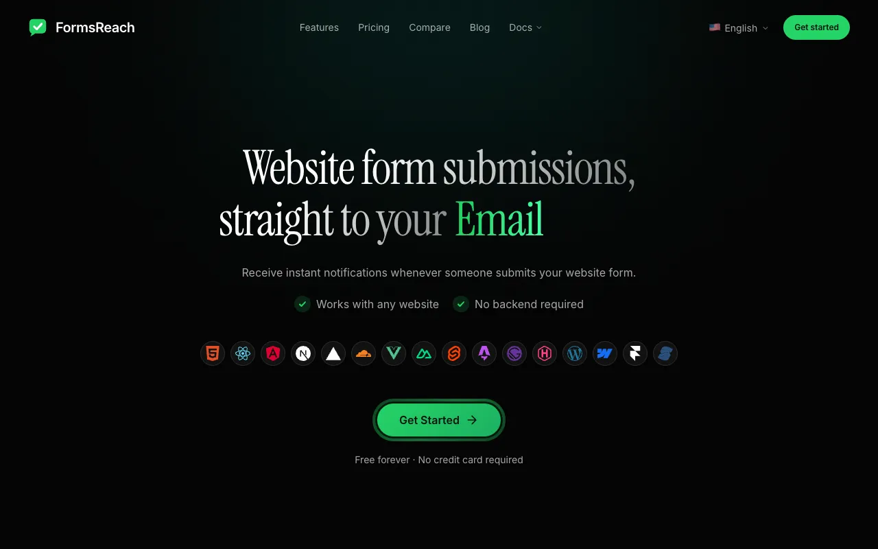 FormsReach 官网预览