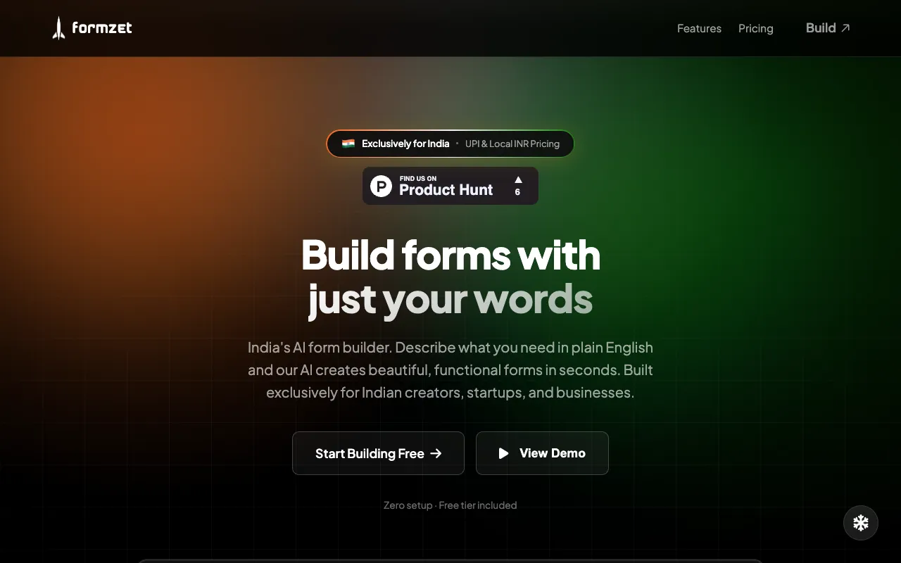 Formzet 官网预览