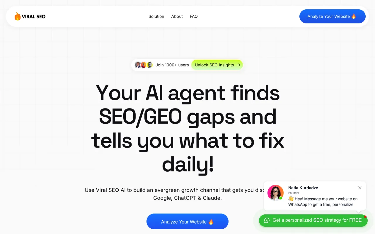 Viral SEO 官网预览