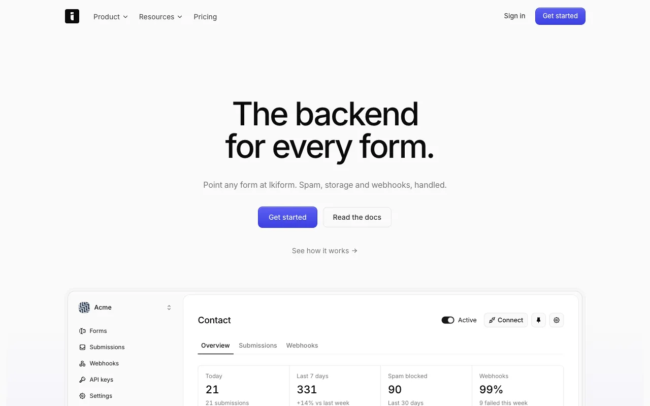 Ikiform 官网预览
