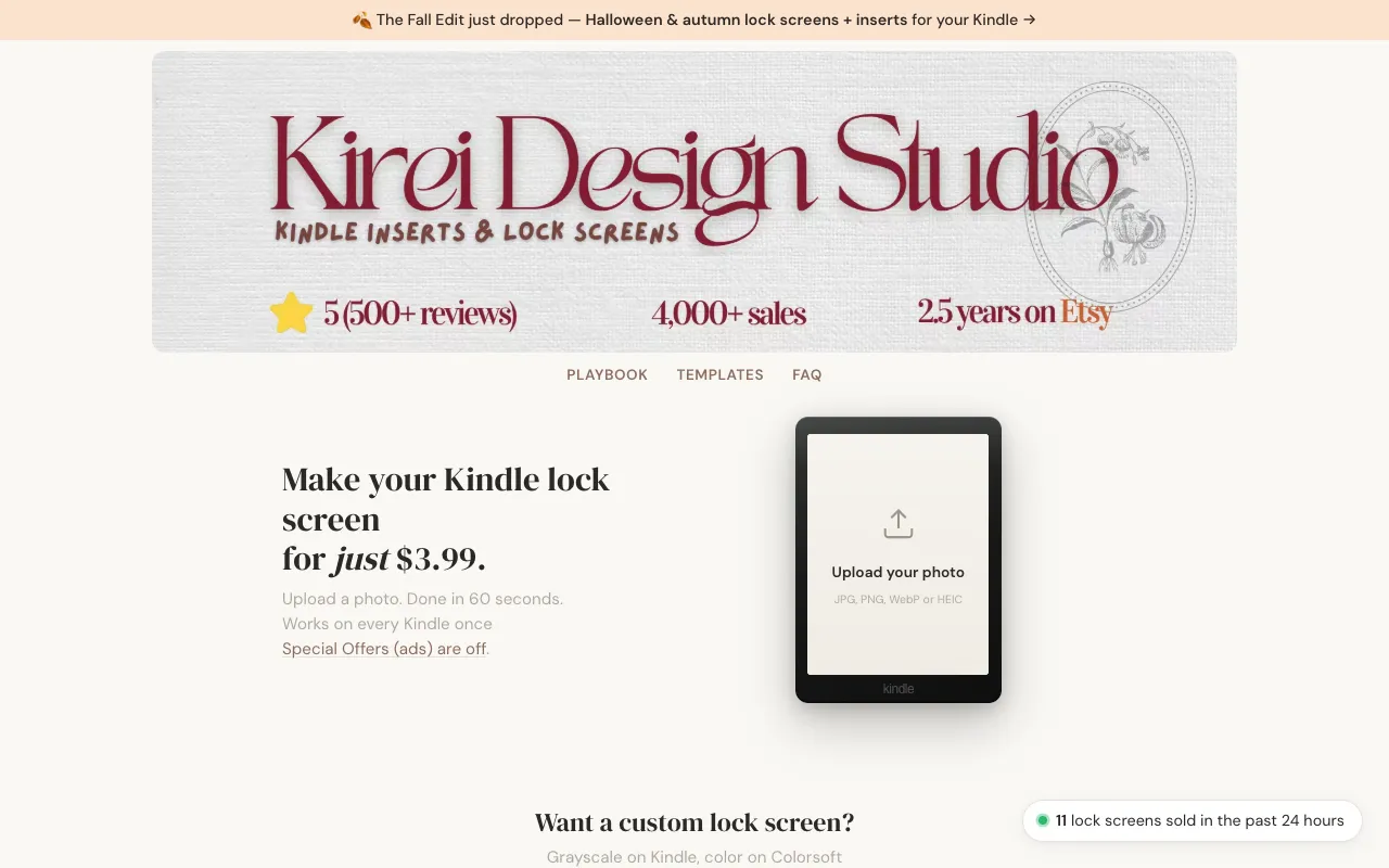 Kirei Design Studio 官网预览