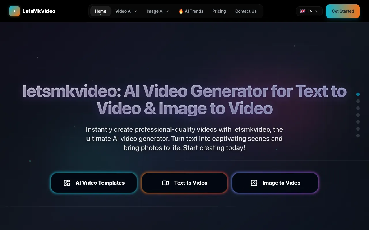 LetsMkVideo 官网预览
