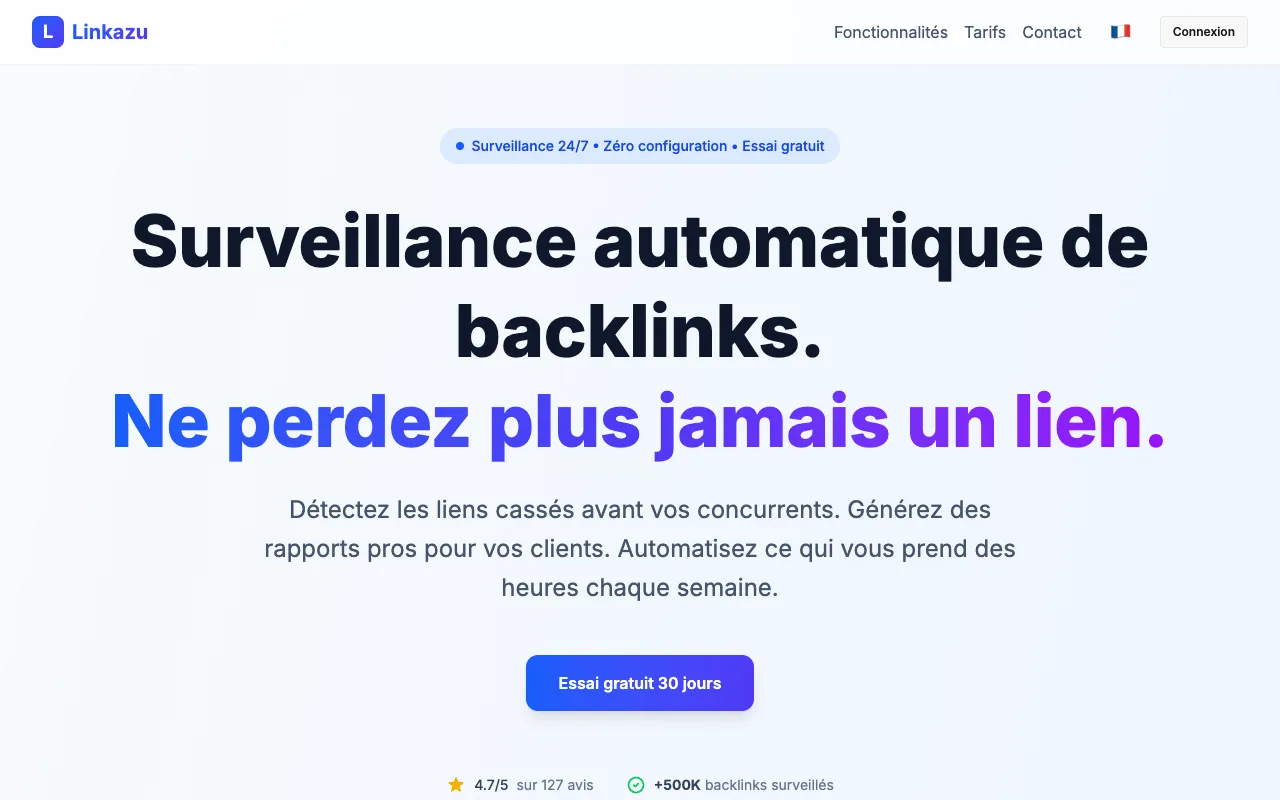 Preview of the Linkazu website
