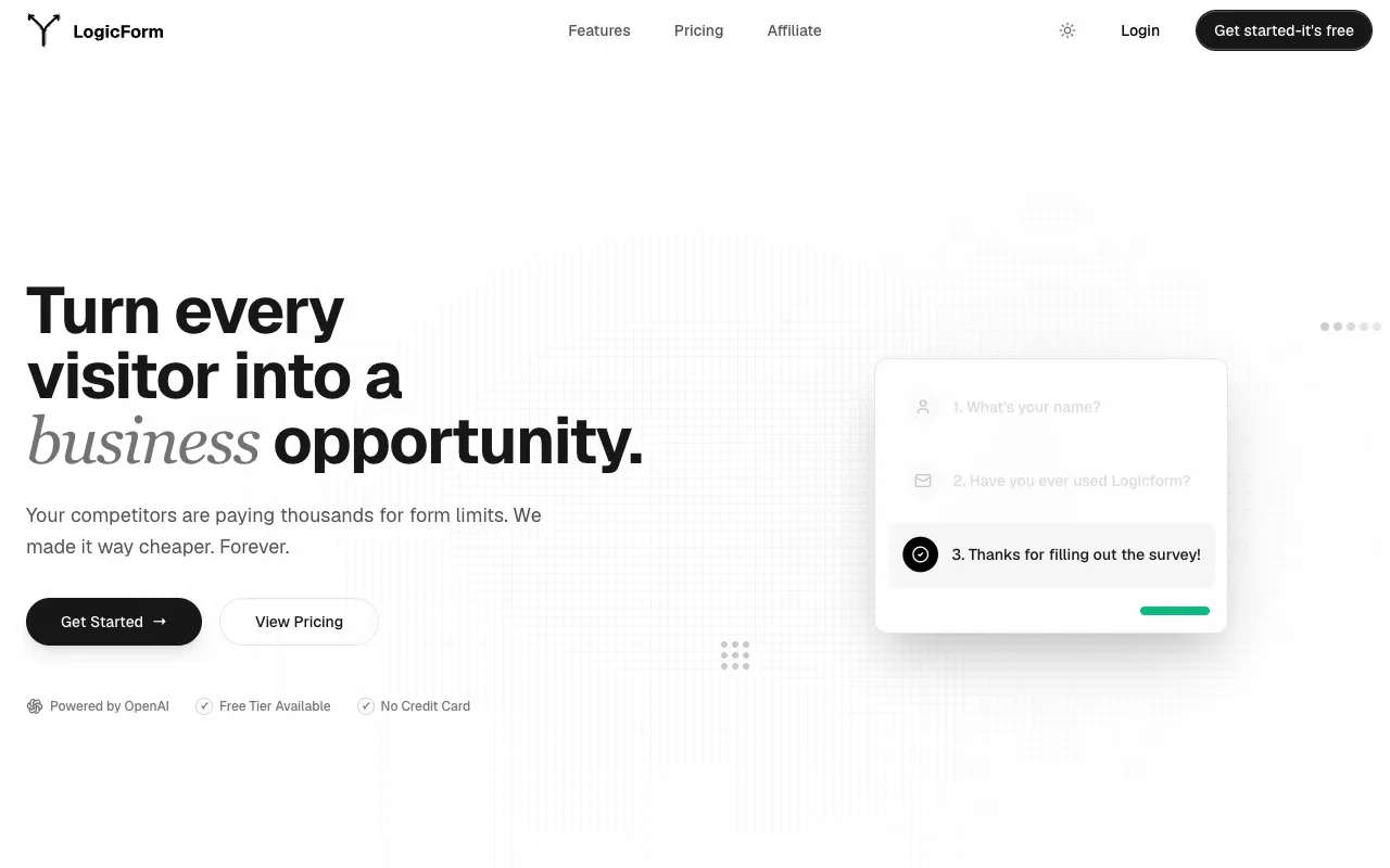 LogicForm 官网预览