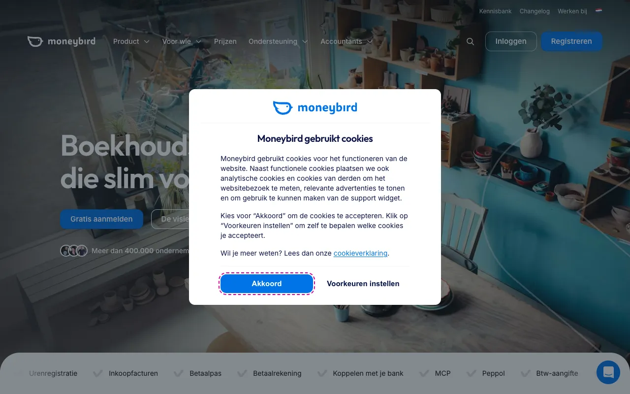 Moneybird 官网预览