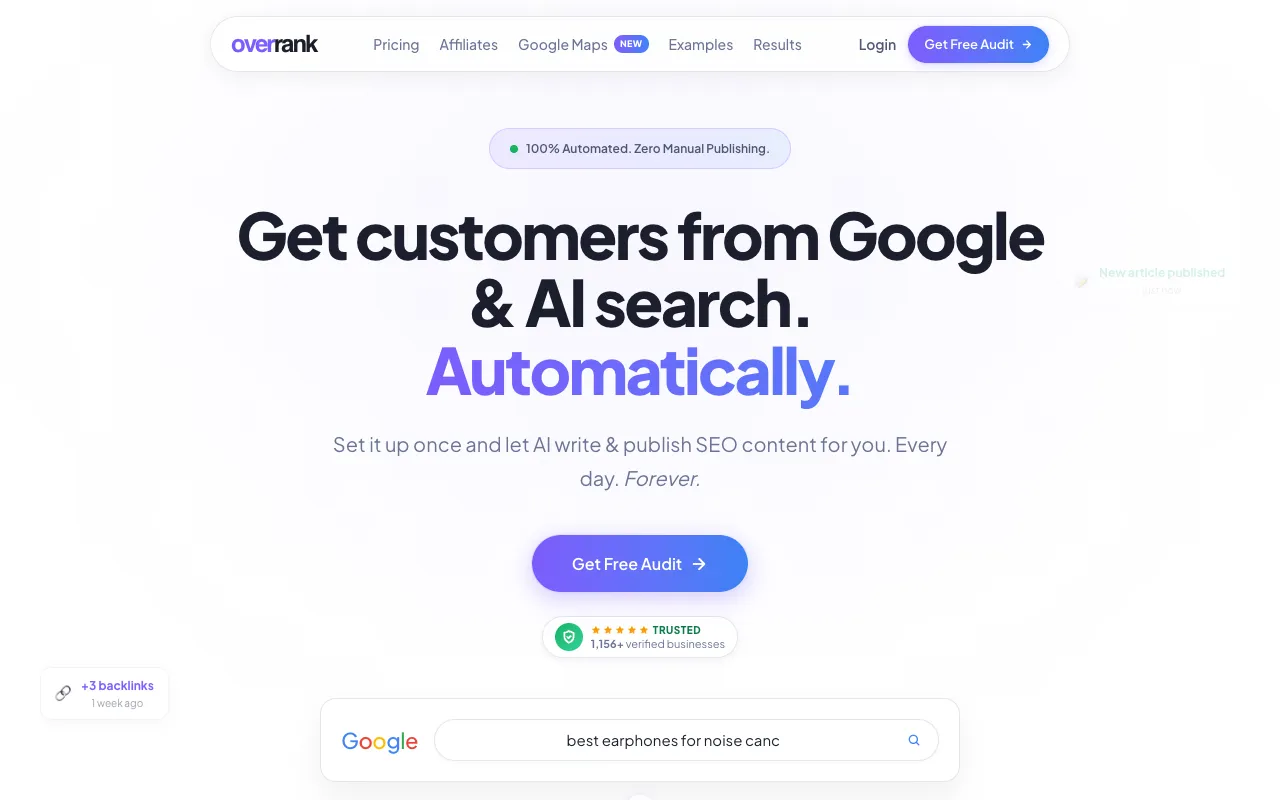 overrank homepage preview