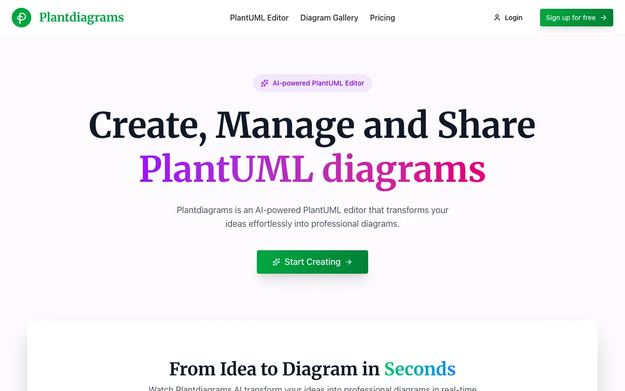 Plantdiagrams 官网预览