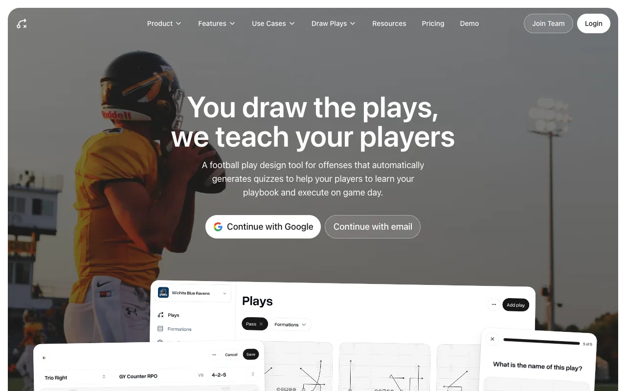 Play Designer Pro homepage preview