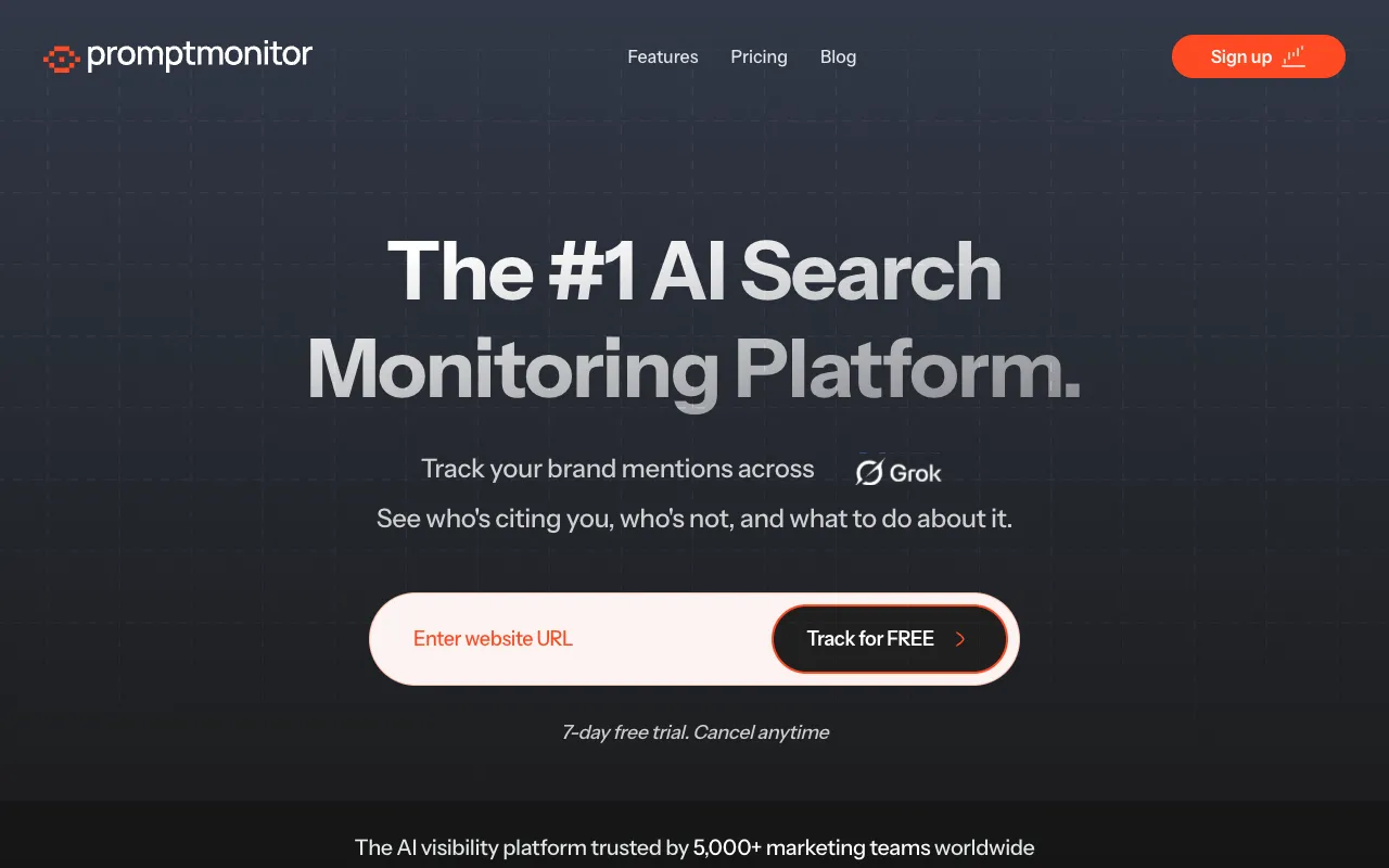 Promptmonitor 官网预览