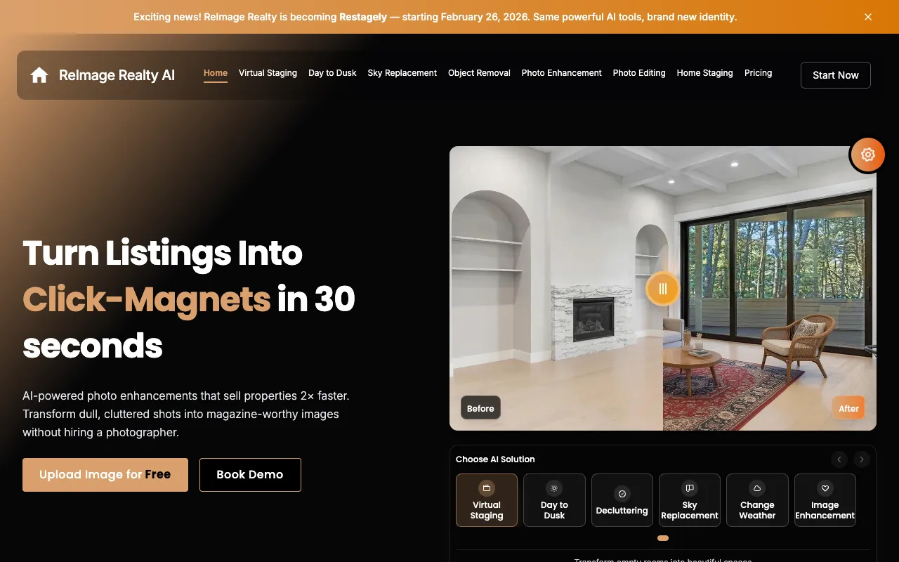 ReImage Realty AI 官网预览
