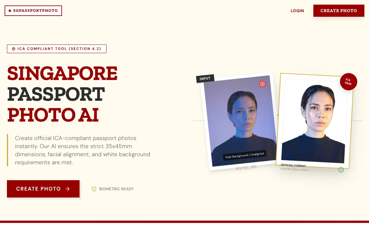 SGPASSPORTPHOTO 官网预览