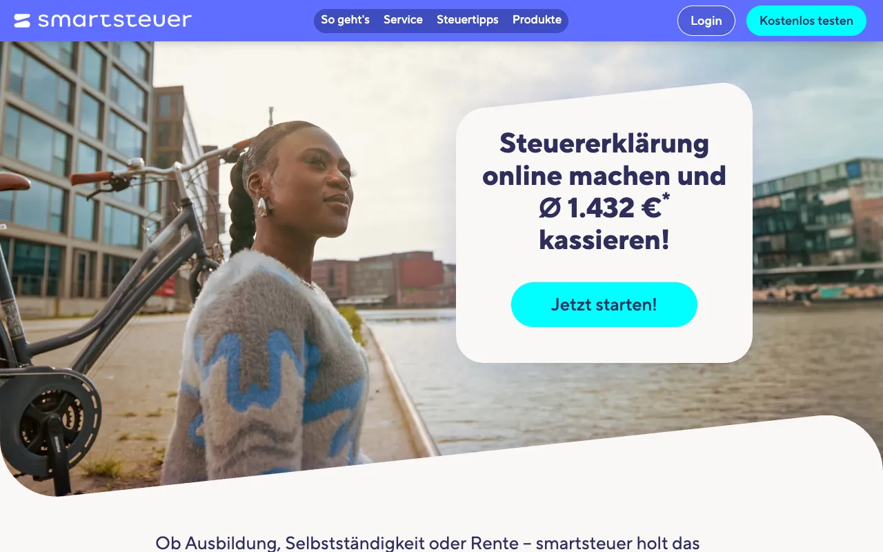 smartsteuer homepage preview