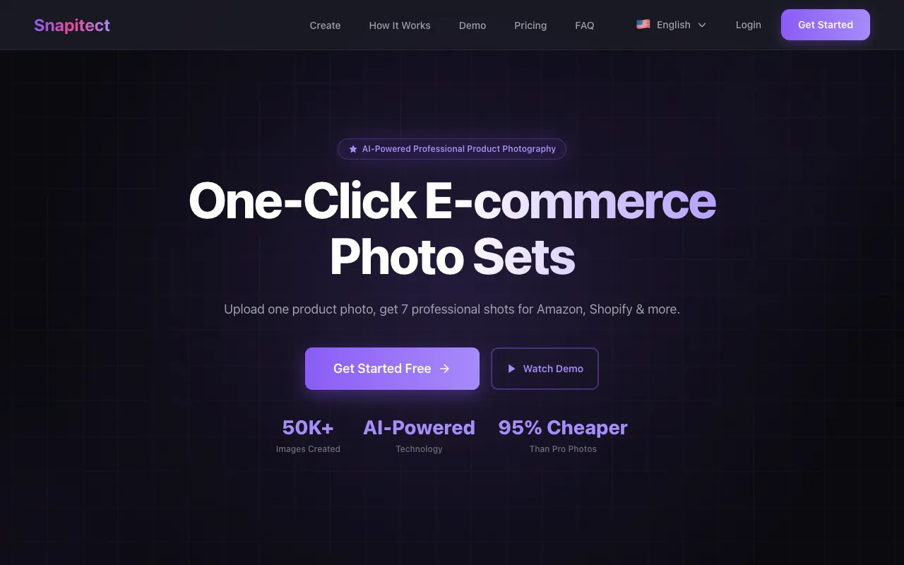 Snapitect homepage preview