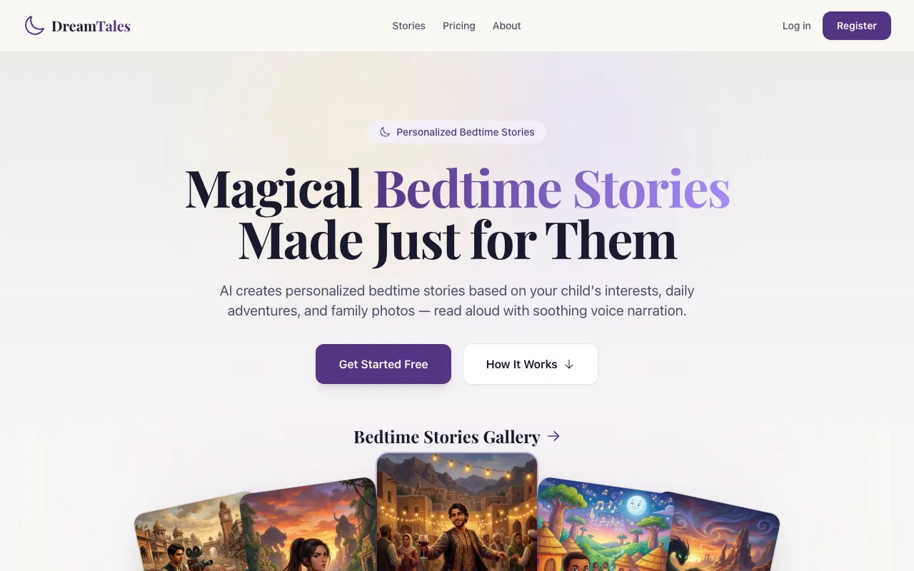 DreamTales 官网预览