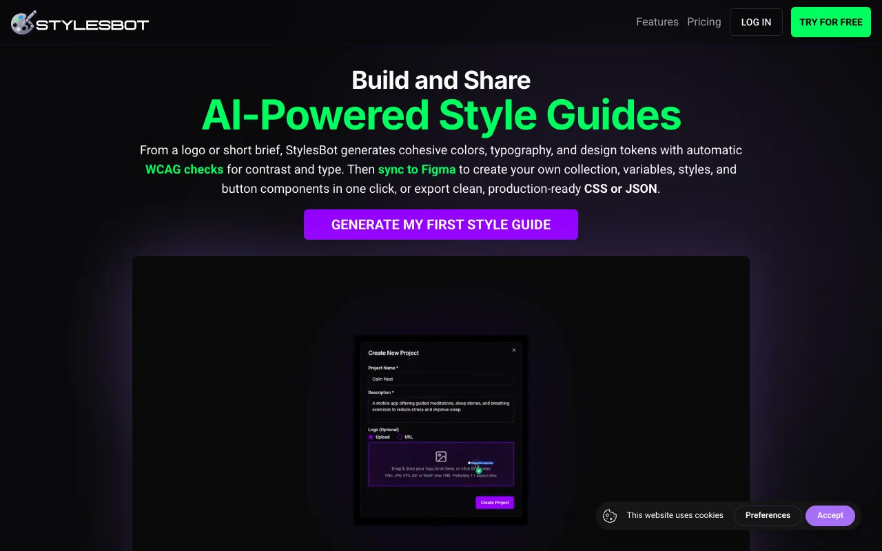 StylesBot 官网预览