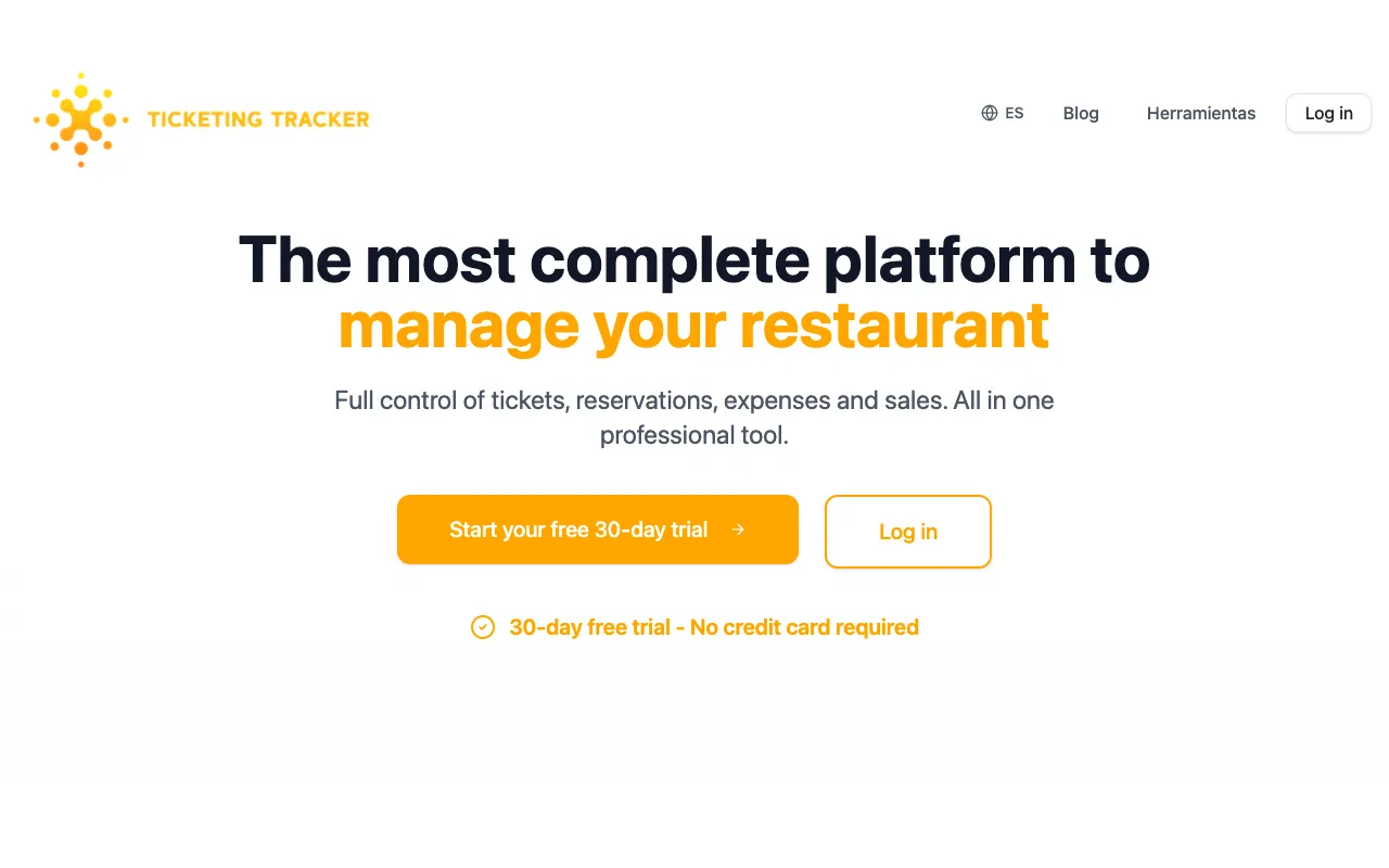 TicketingTracker 官网预览