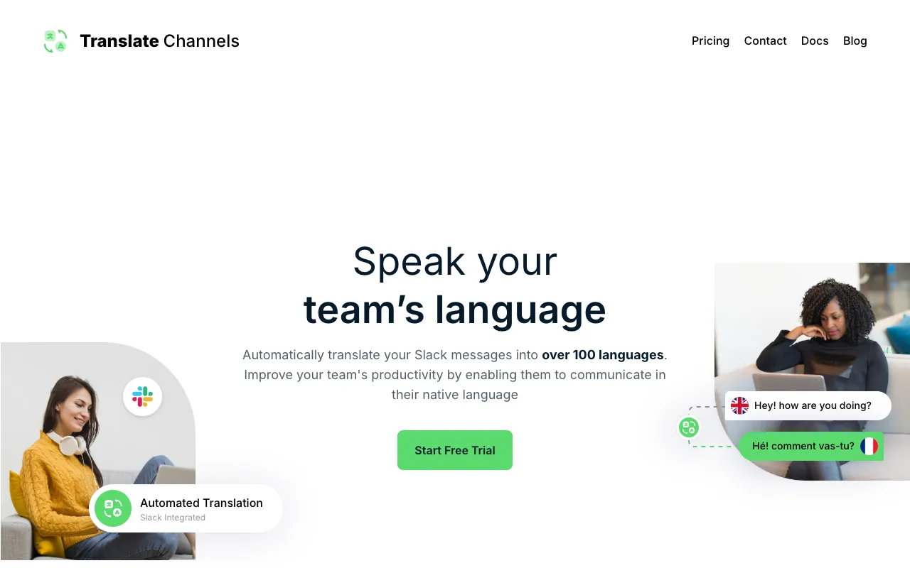 Translate Channels 官网预览