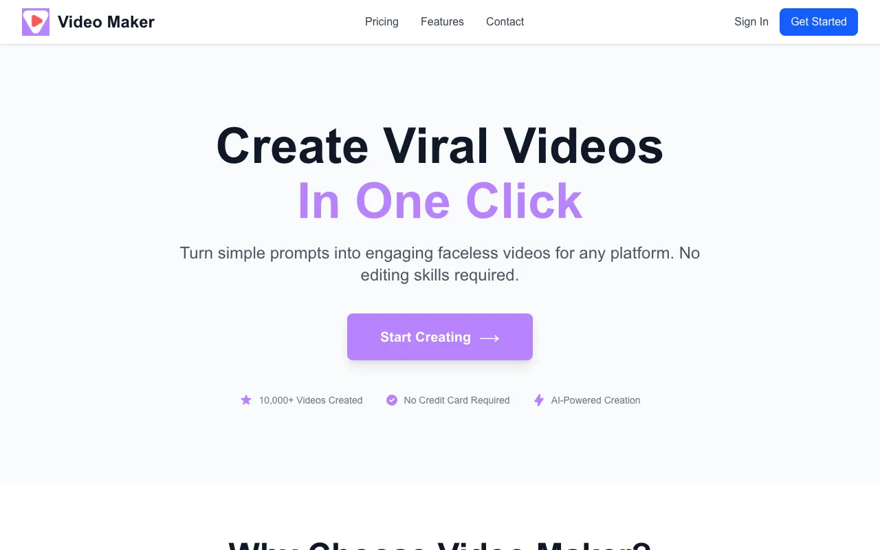 Video Maker 官网预览