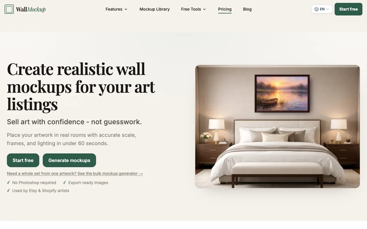 WallMockup 官网预览
